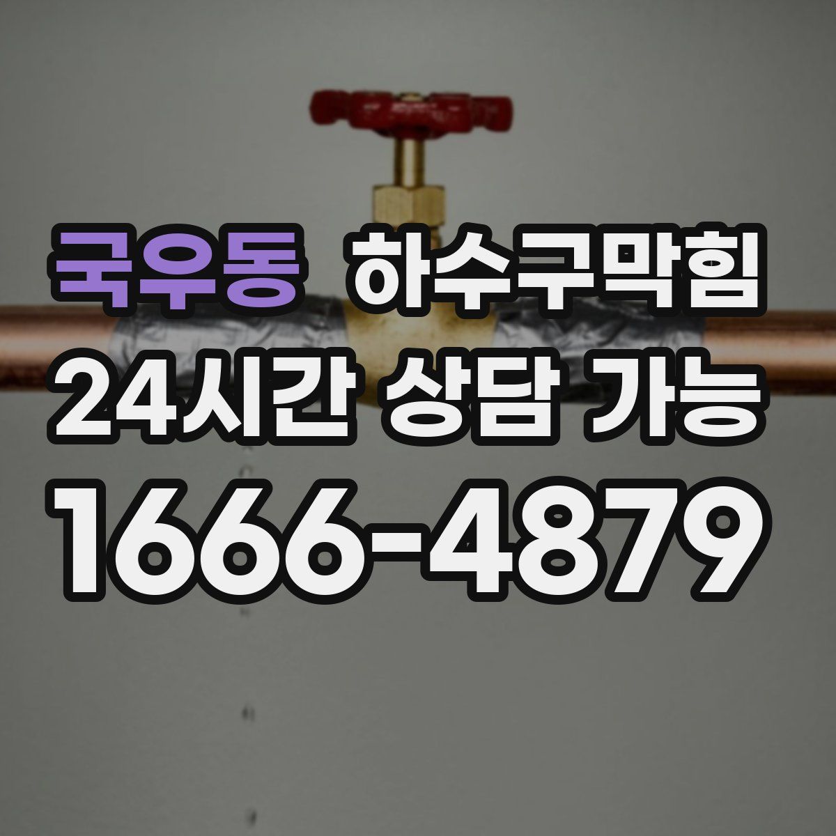 국우동 하수구막힘