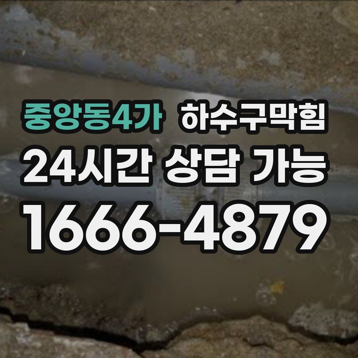 중앙동4가 하수구막힘 종이빨대가 축축해진 배경