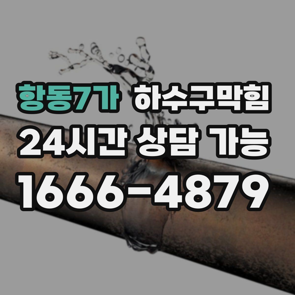 항동7가 하수구막힘 미용실 화장실역류로 드라이룸 공기가 달라진 날