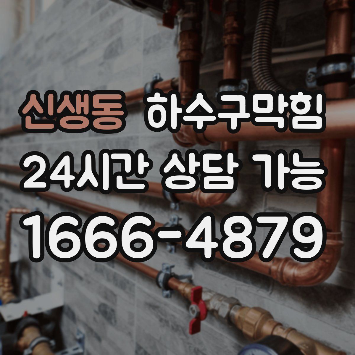 신생동 하수구막힘