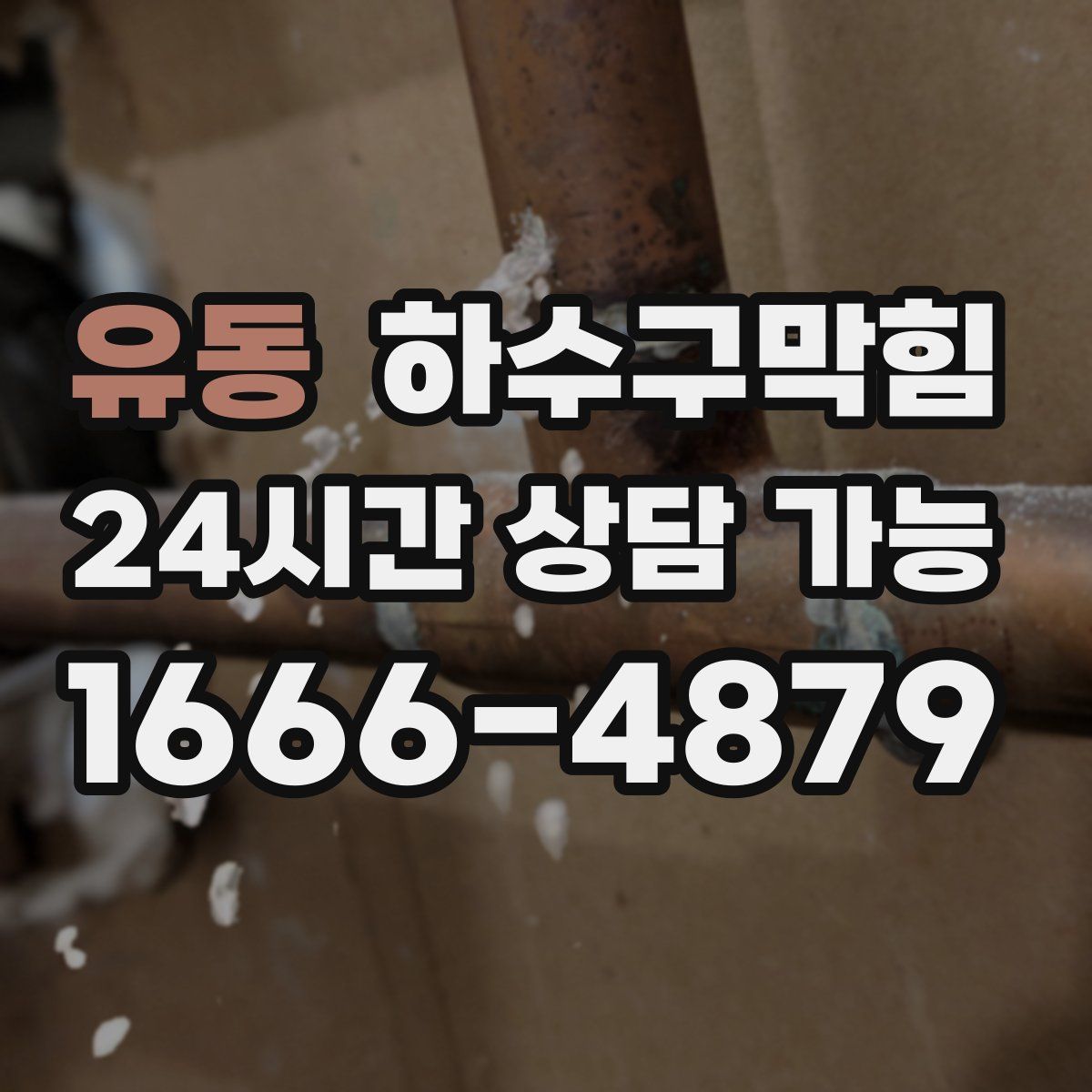 유동 하수구막힘