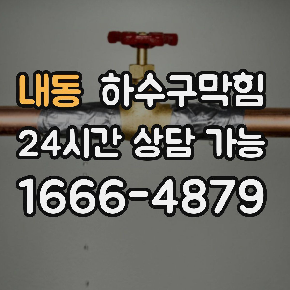 내동 하수구막힘