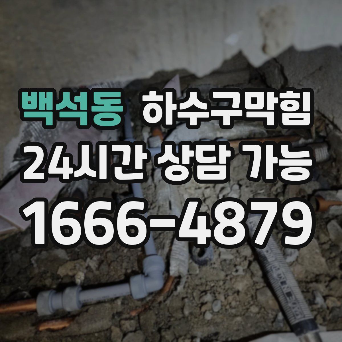 백석동 하수구막힘