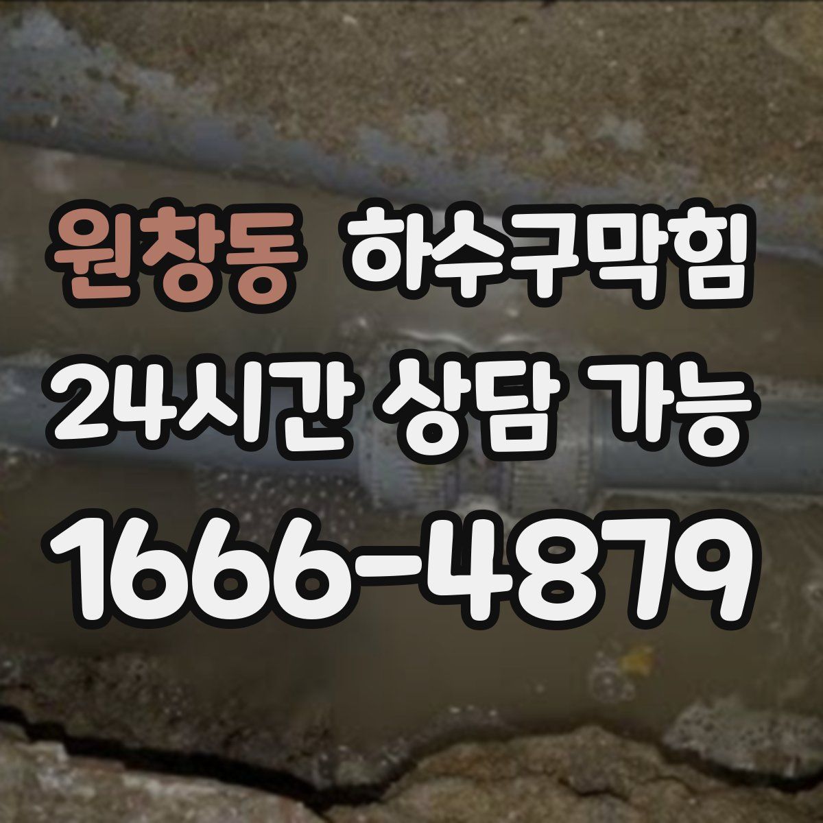 원창동 하수구막힘