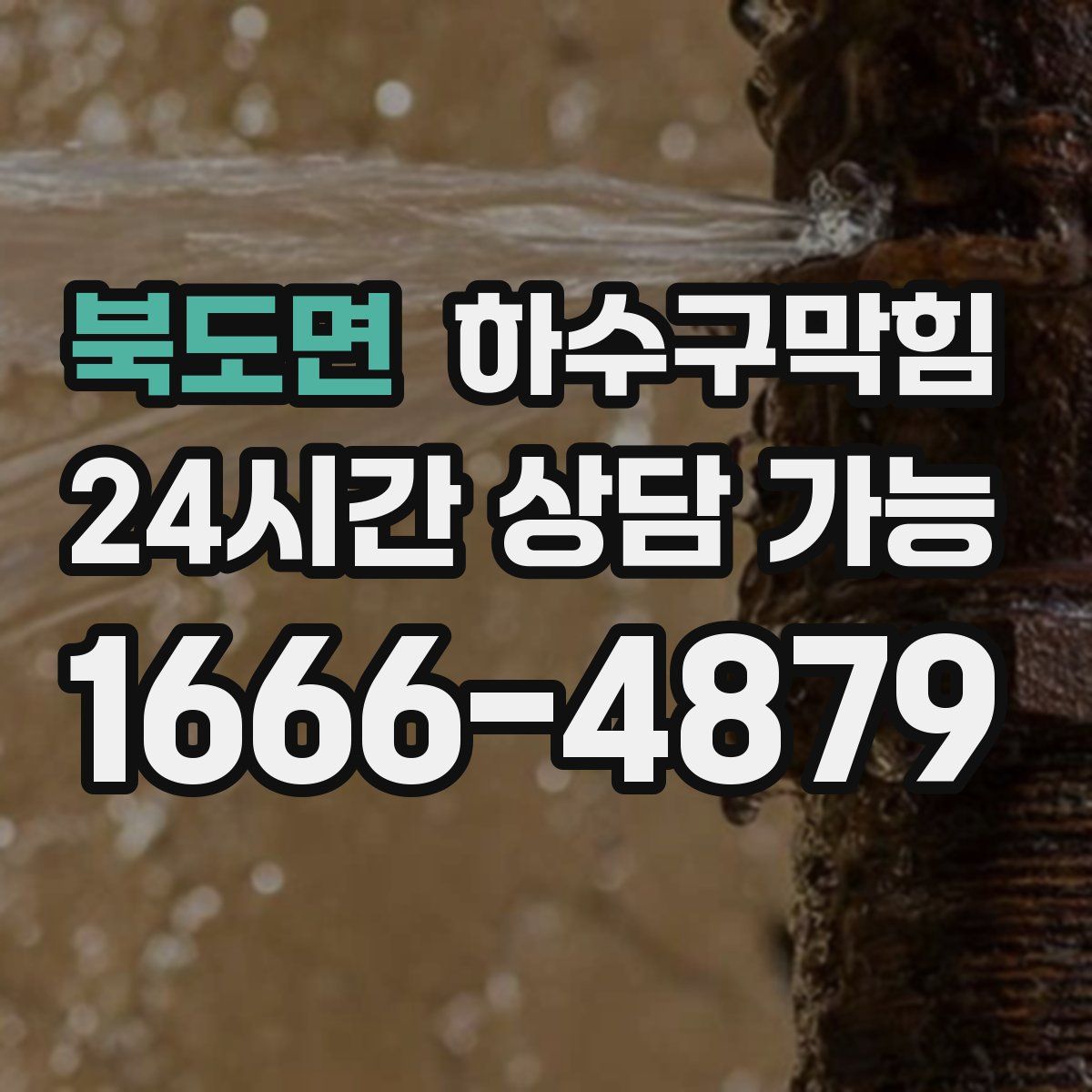 북도면 하수구막힘