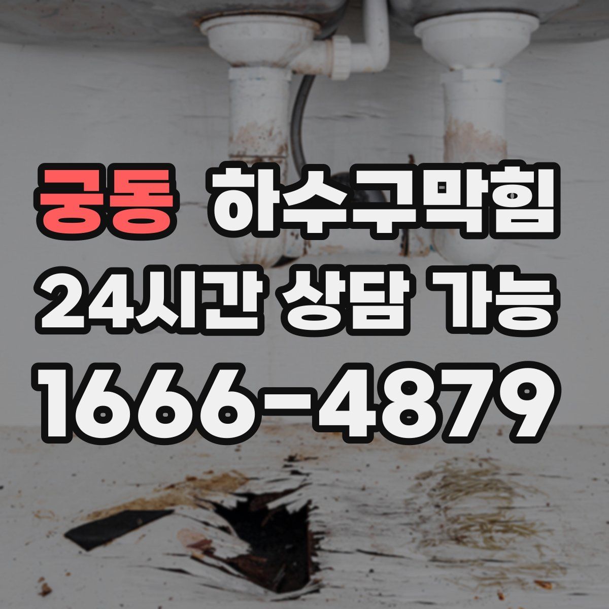 궁동 하수구막힘