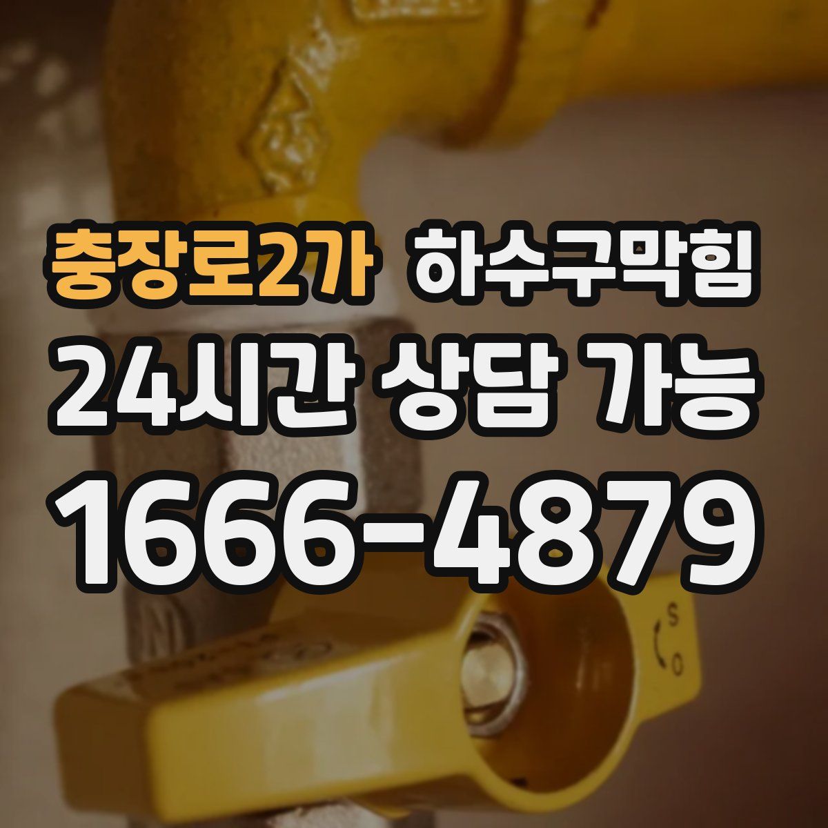 충장로2가 하수구막힘