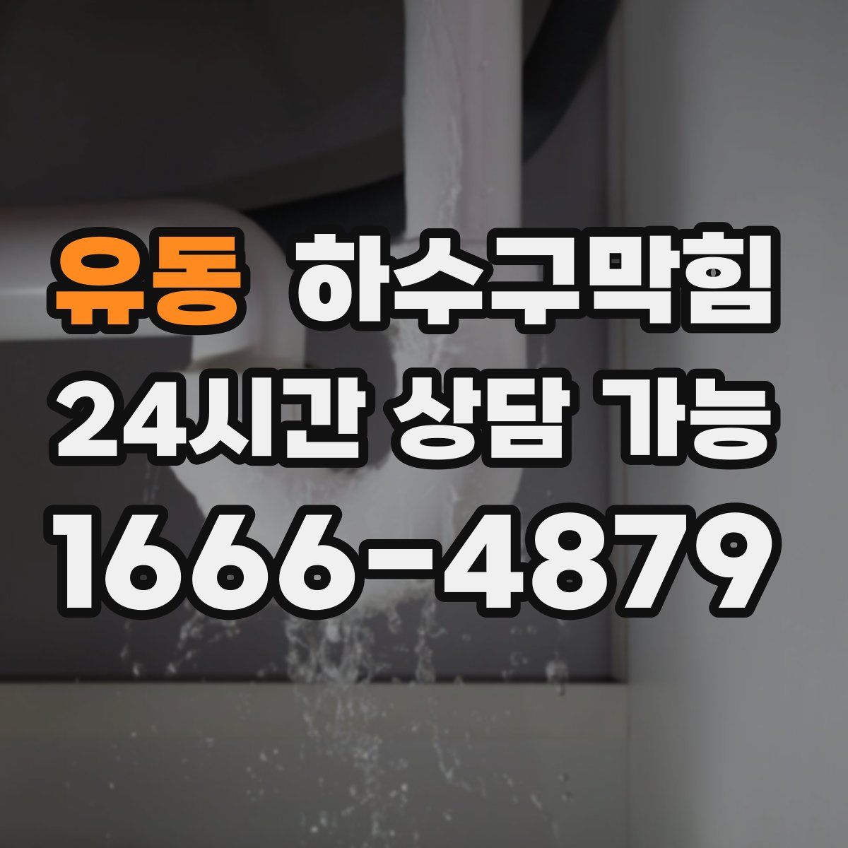 유동 하수구막힘