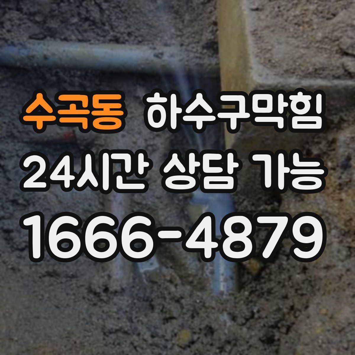 수곡동 하수구막힘