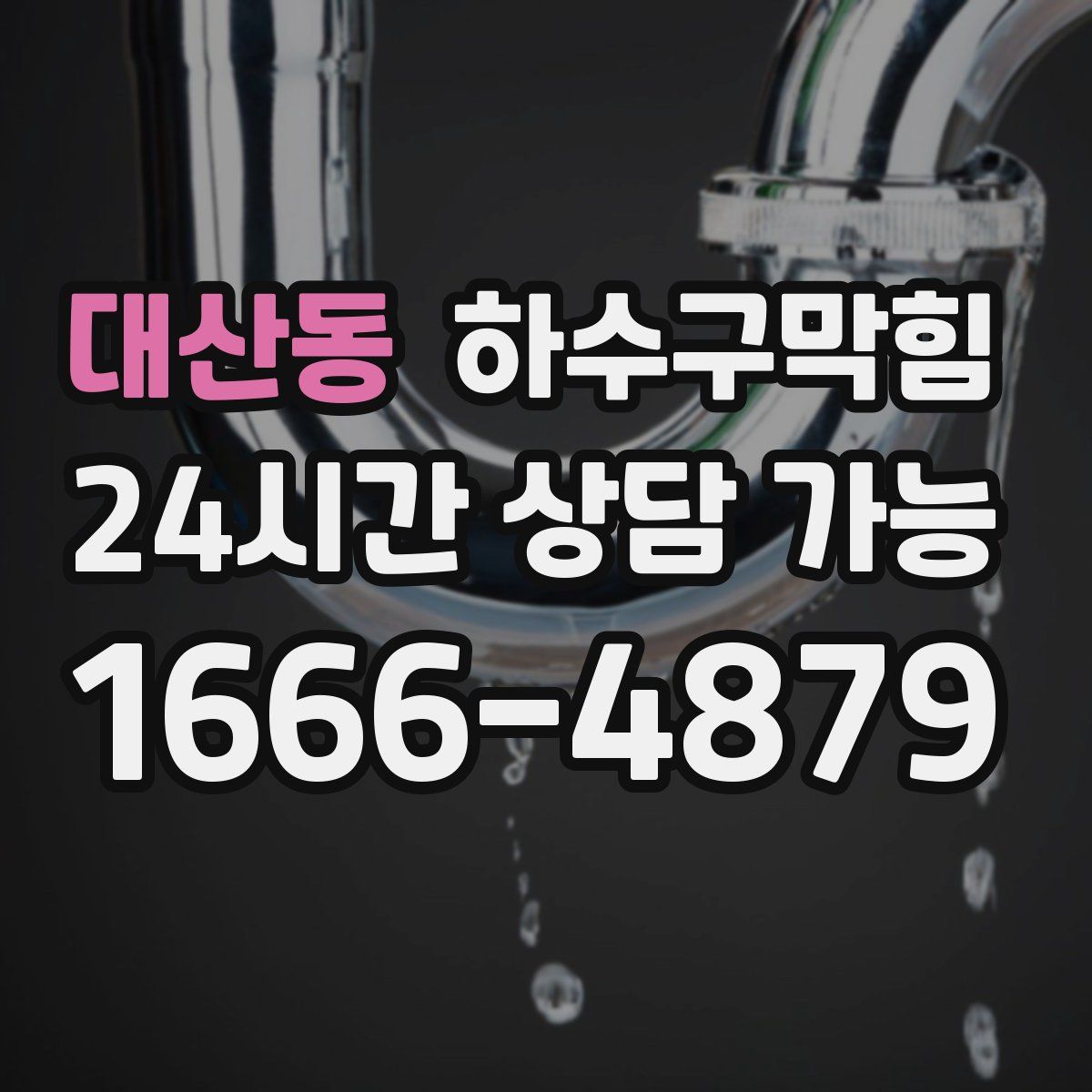 대산동 하수구막힘