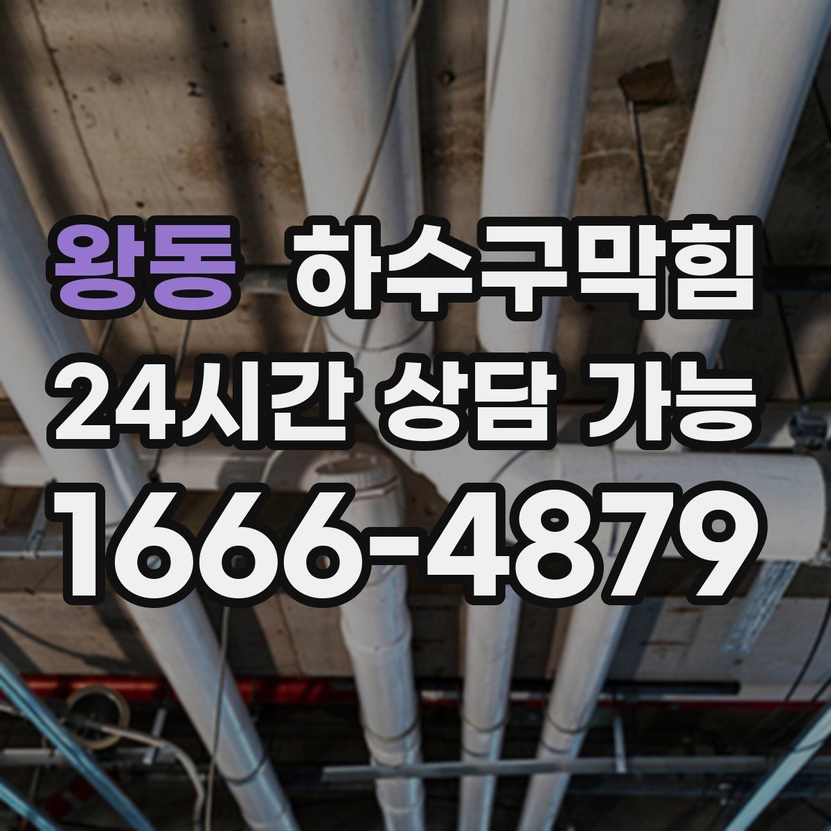 왕동 하수구막힘