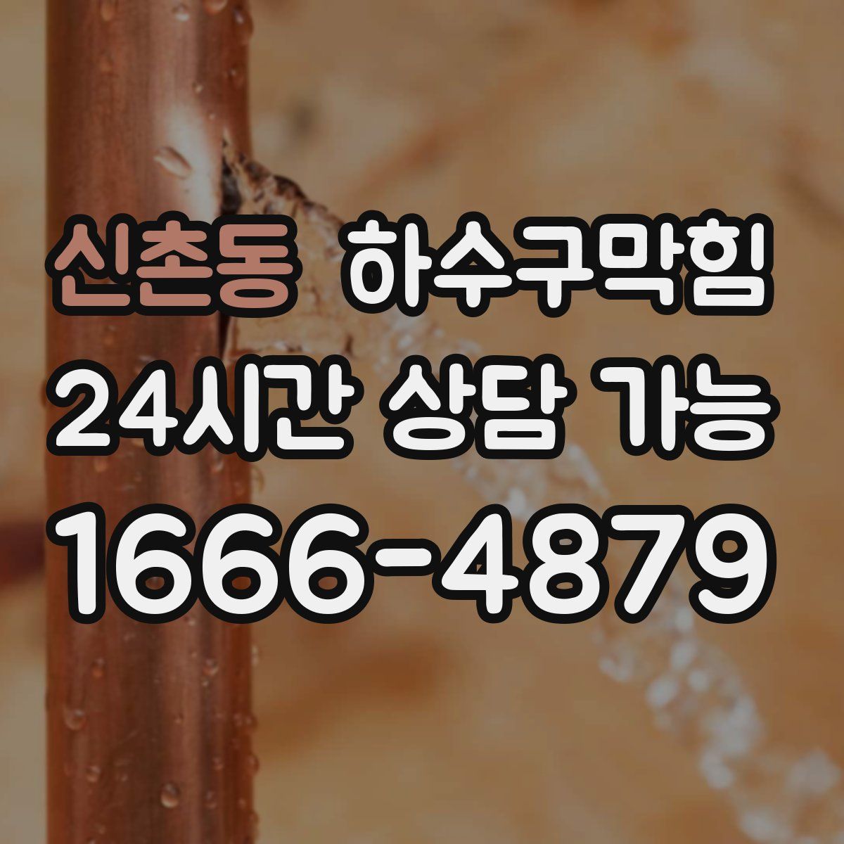 신촌동 하수구막힘