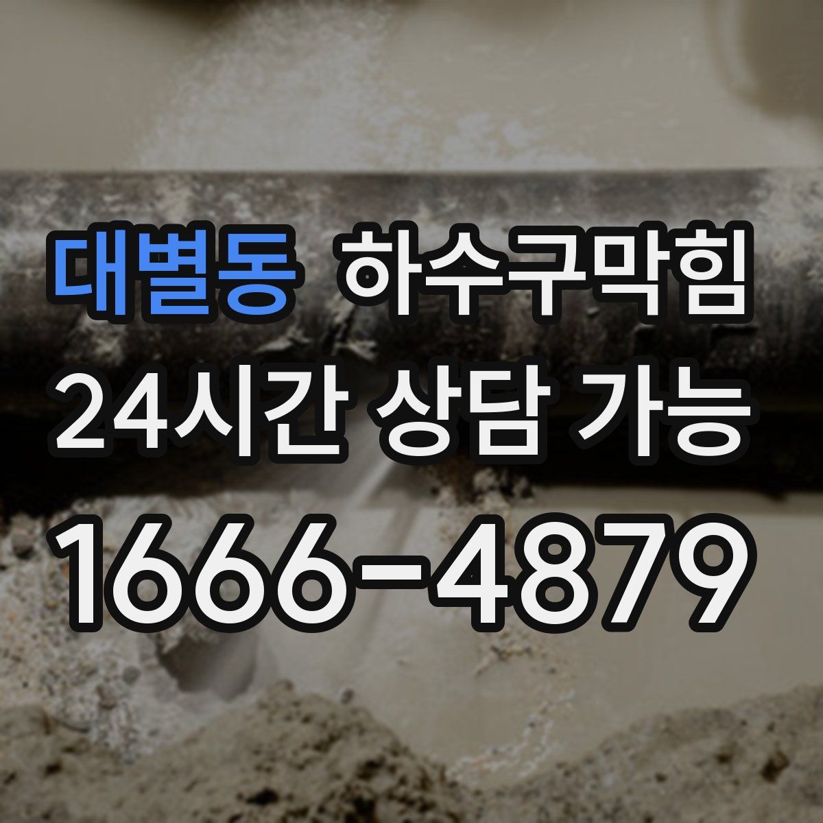 대별동 하수구막힘