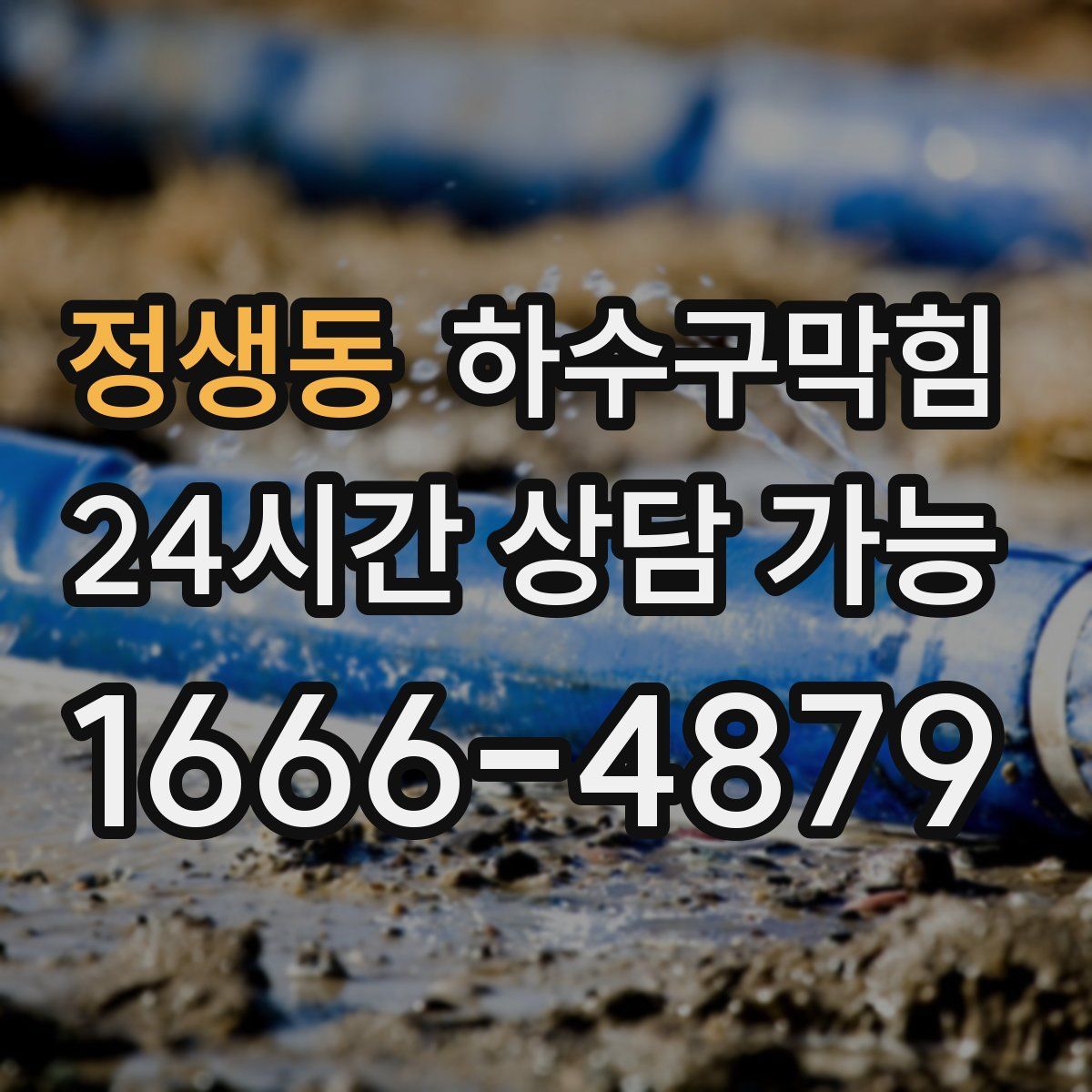 정생동 하수구막힘