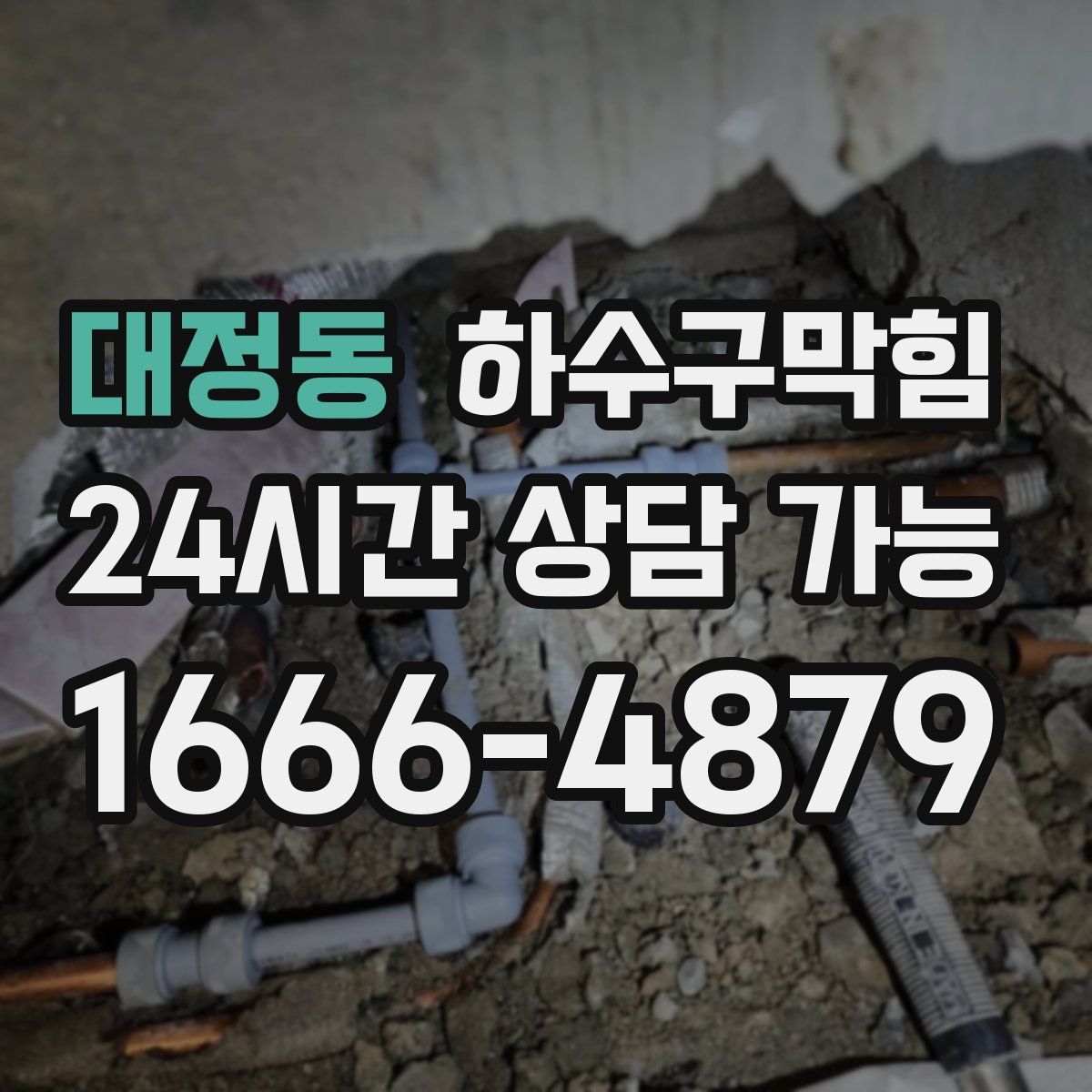 대정동 하수구막힘