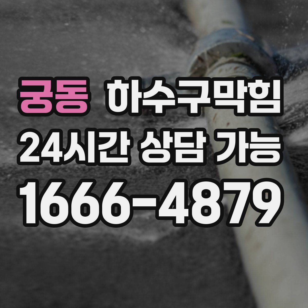 궁동 하수구막힘