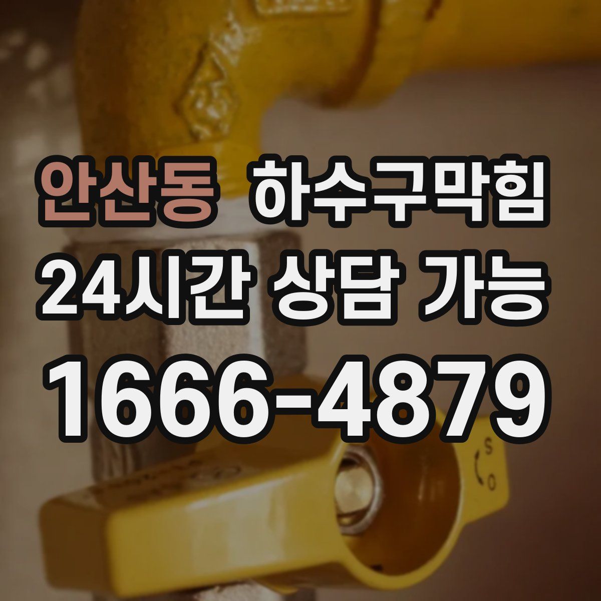 안산동 하수구막힘