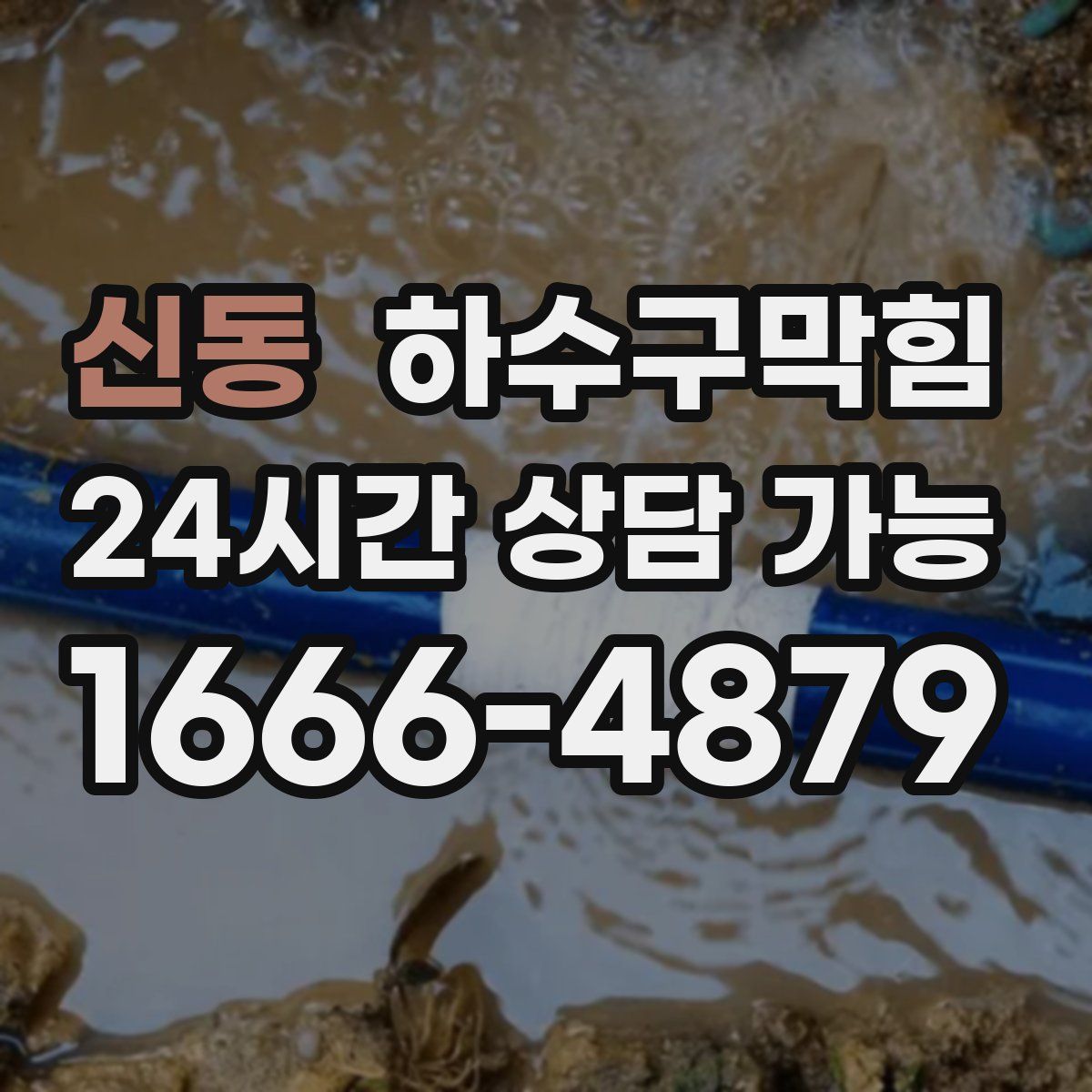 신동 하수구막힘