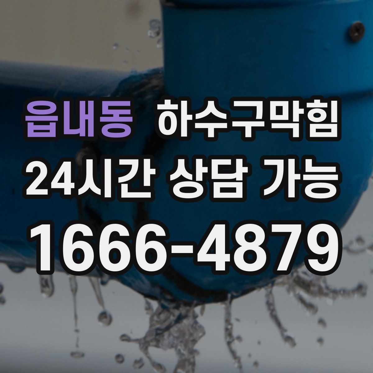 읍내동 하수구막힘