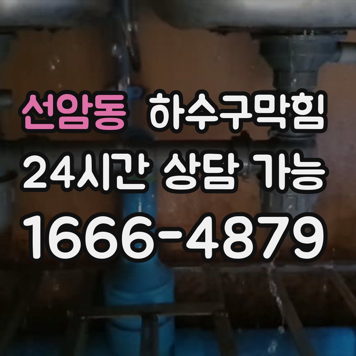 선암동 하수구막힘
