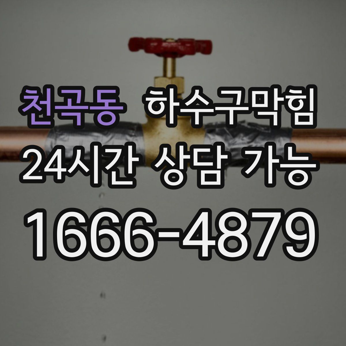 천곡동 하수구막힘