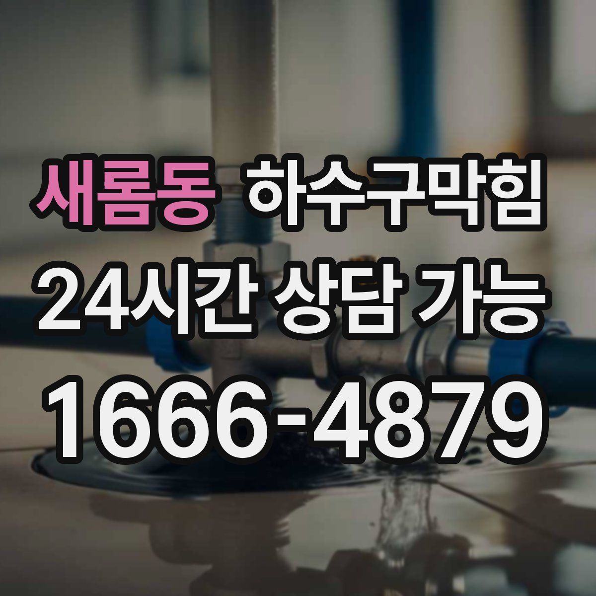 새롬동 하수구막힘