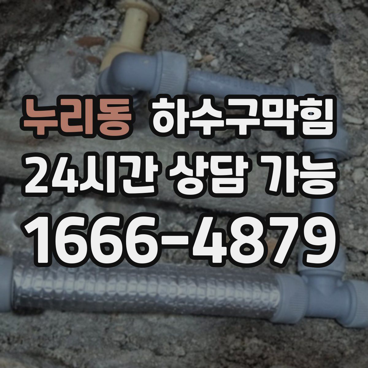 누리동 하수구막힘