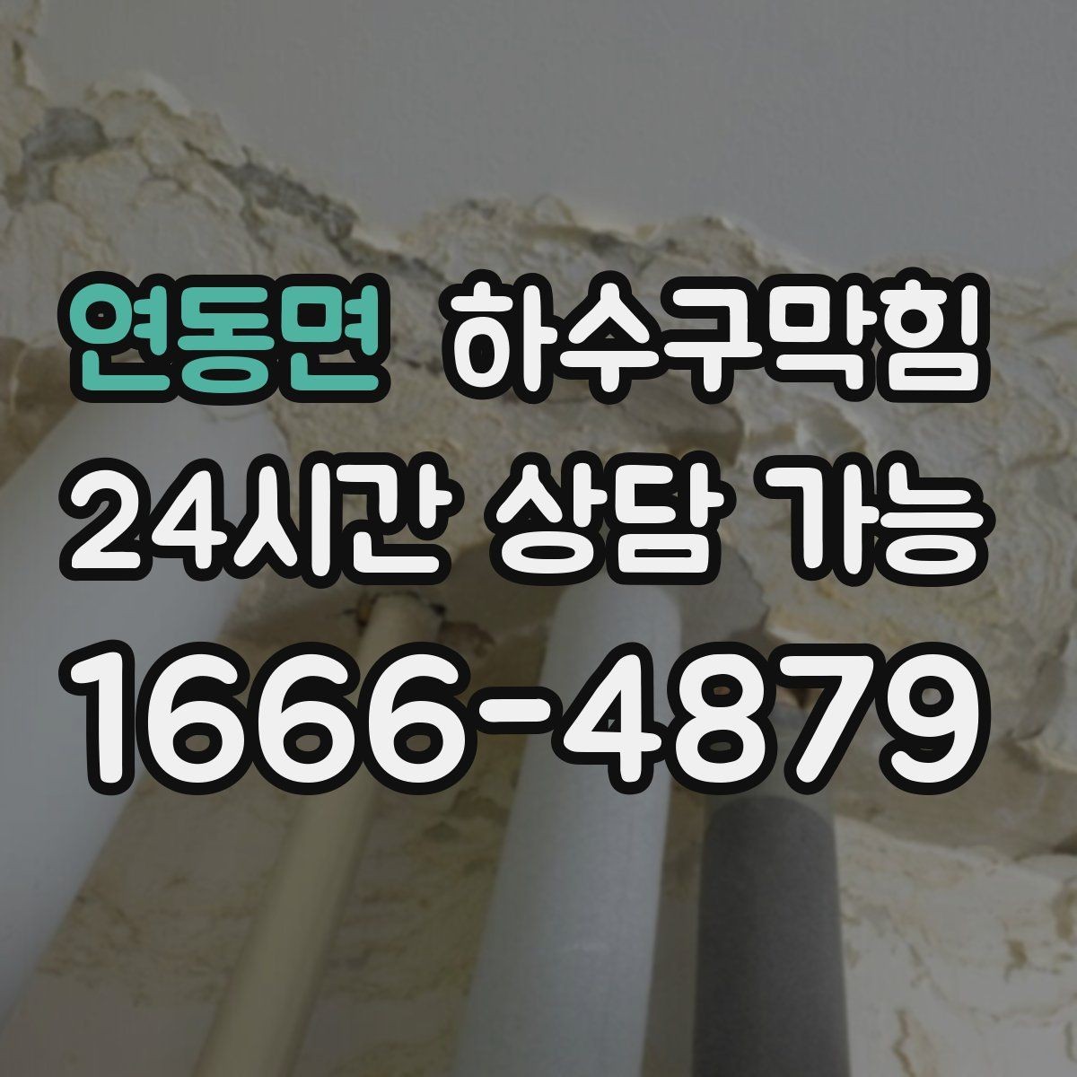 연동면 하수구막힘 지하 연결통로에서 먼저 달라진 바람