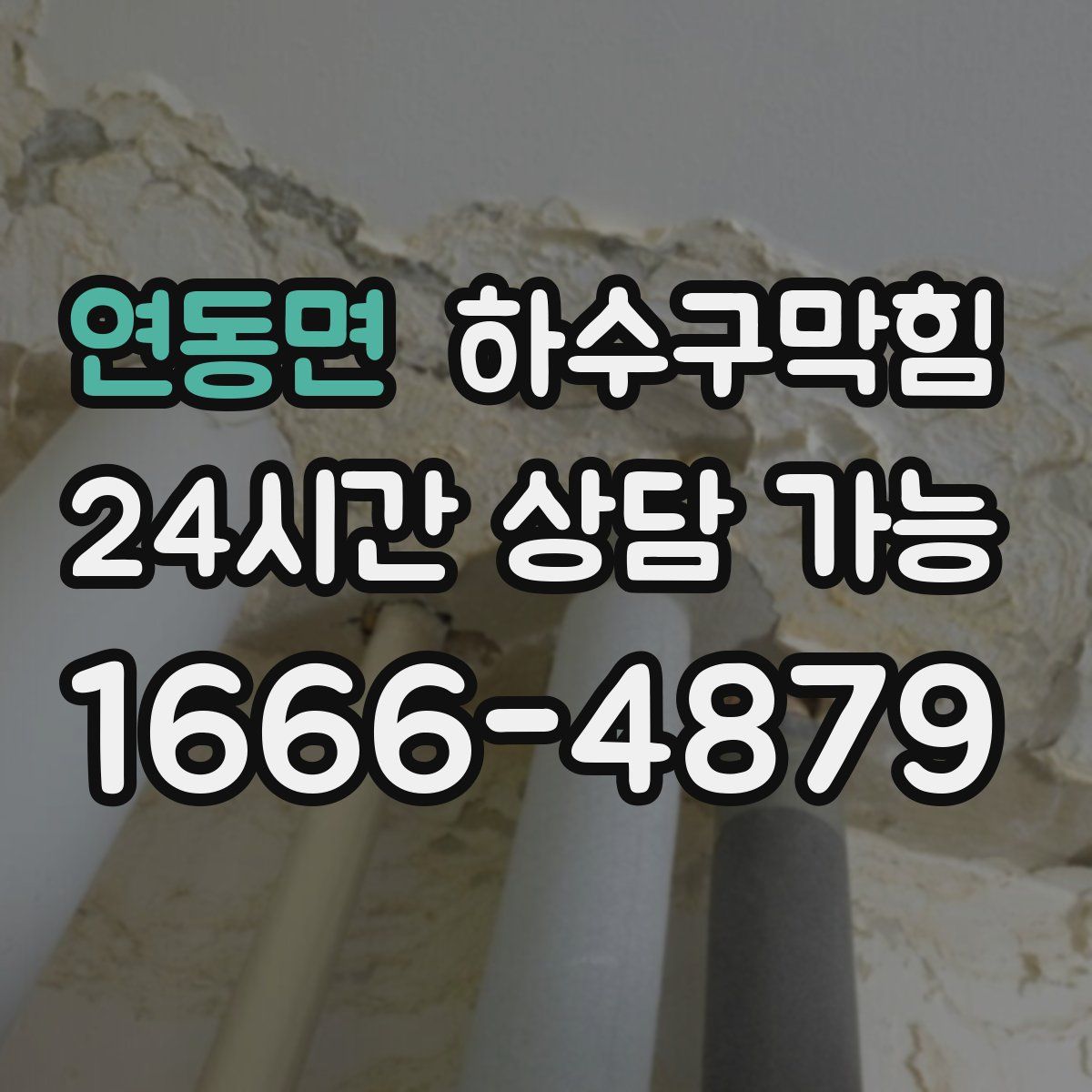 연동면 하수구막힘