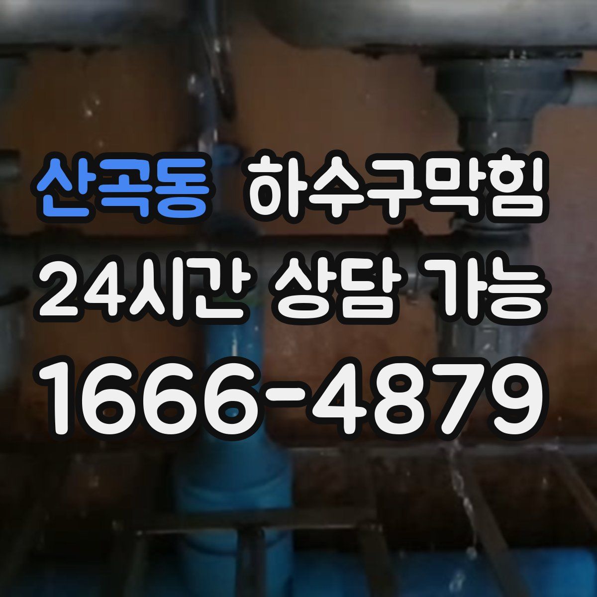 산곡동 하수구막힘