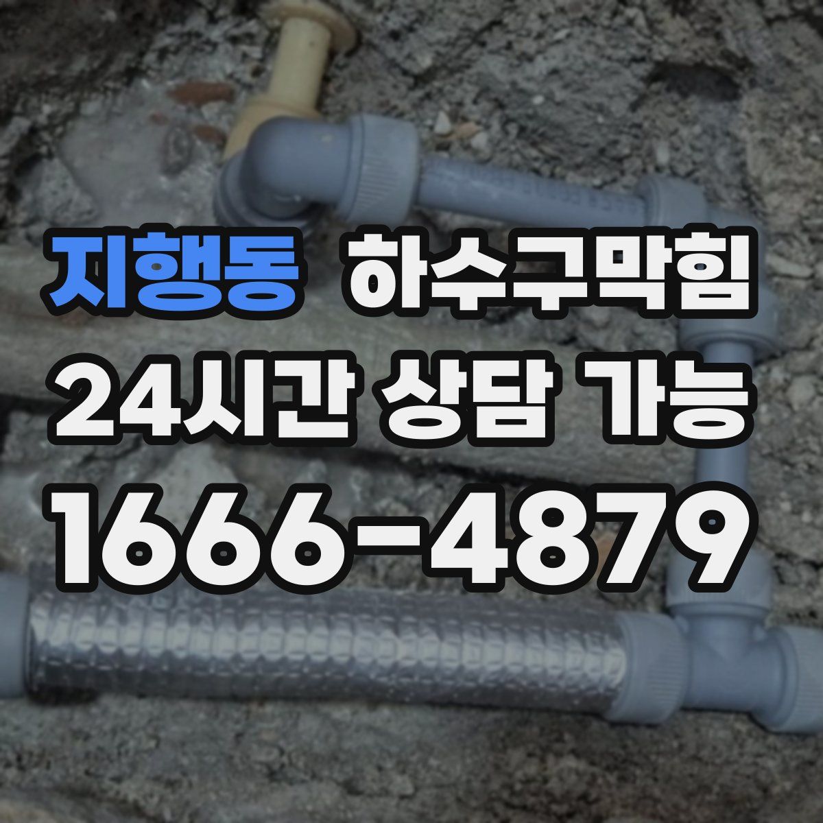 지행동 하수구막힘