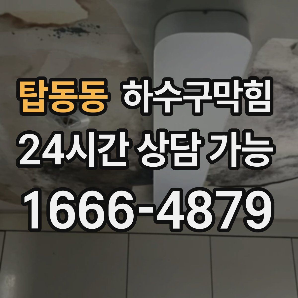탑동동 하수구막힘 상가 영업 시간대 맞춤 작업