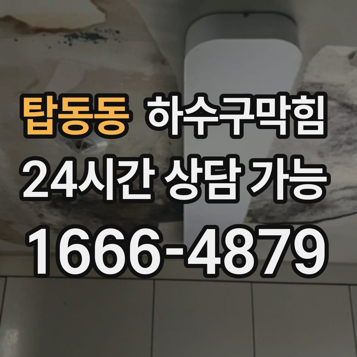 탑동동 하수구막힘