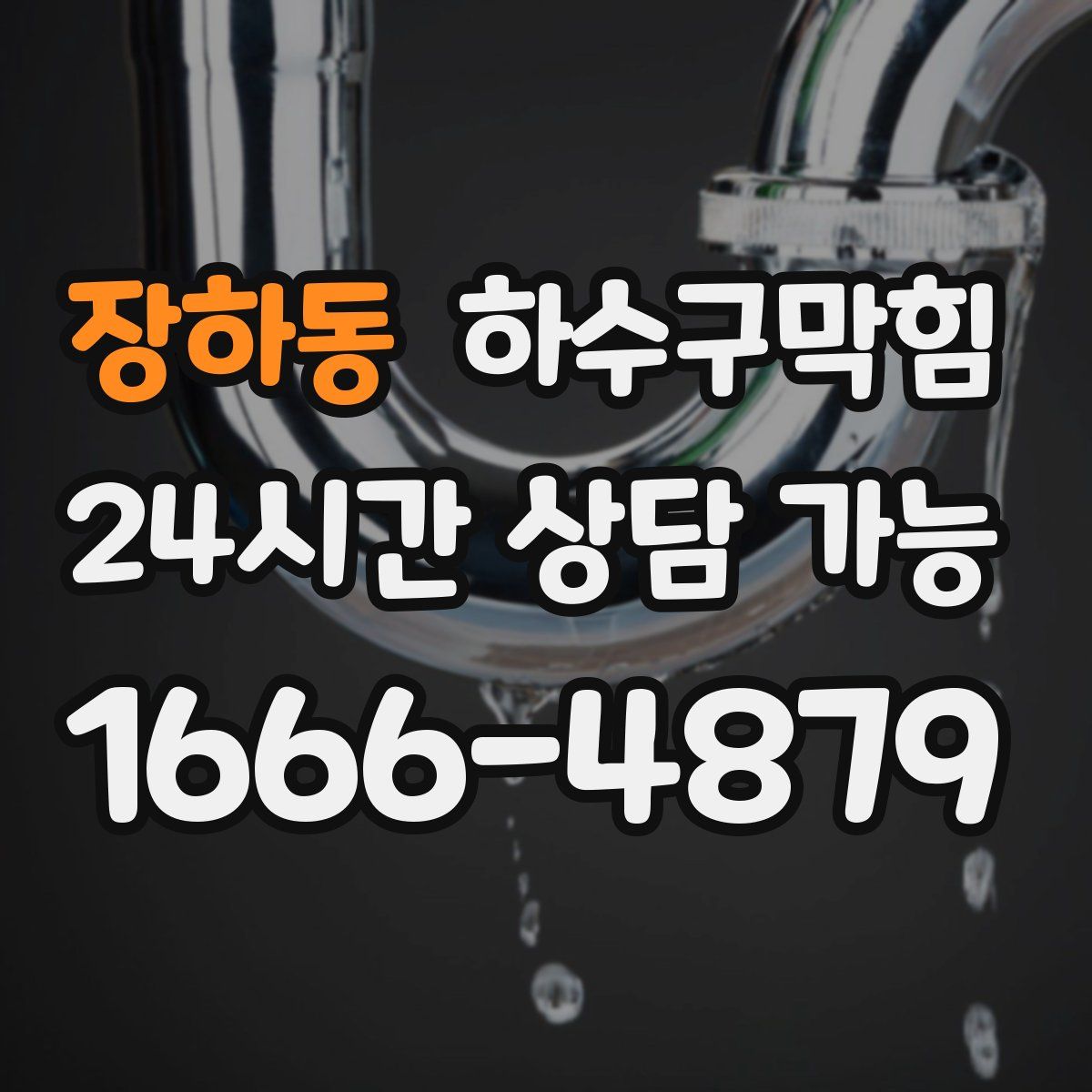 장하동 하수구막힘