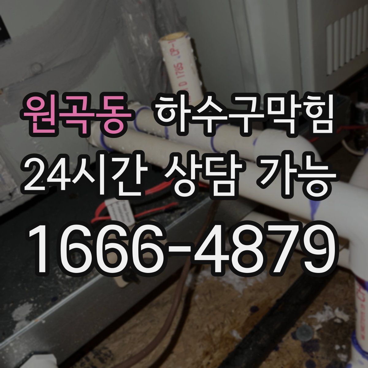 원곡동 하수구막힘