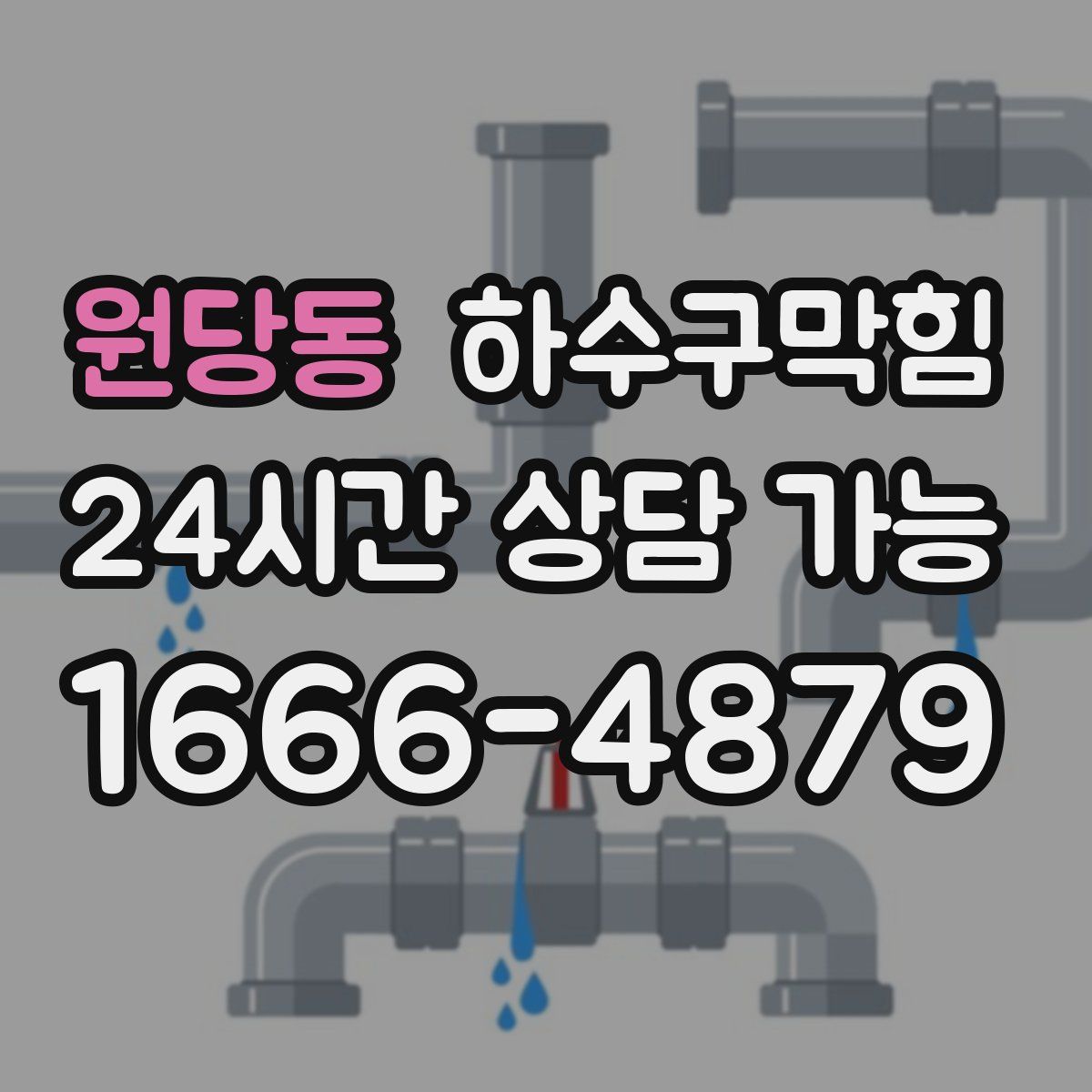 원당동 하수구막힘