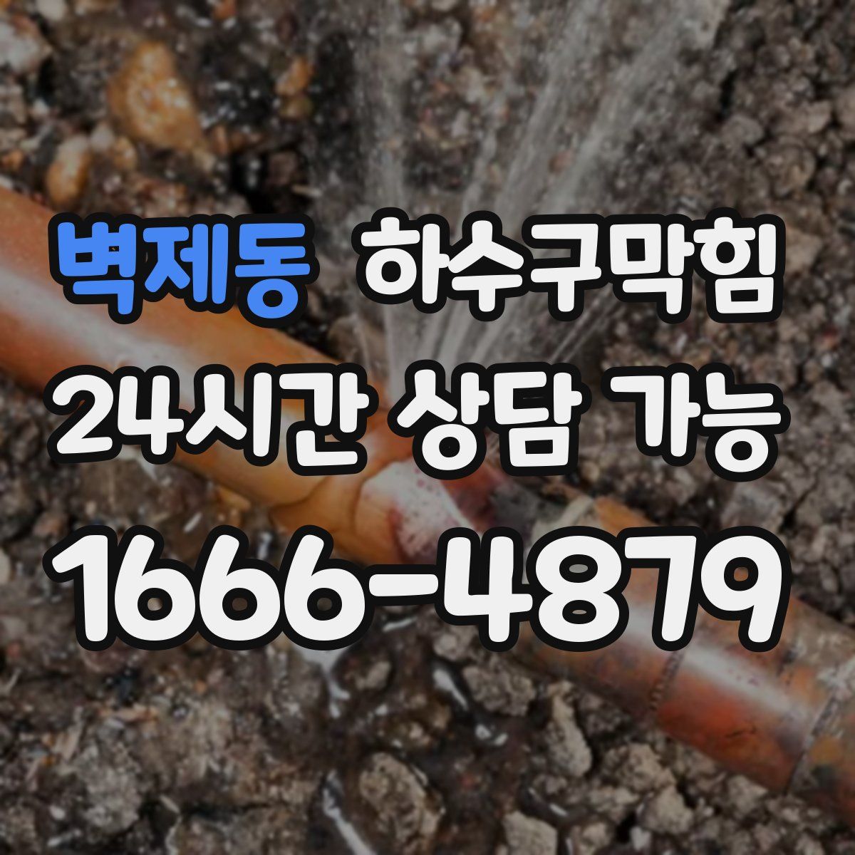 벽제동 하수구막힘