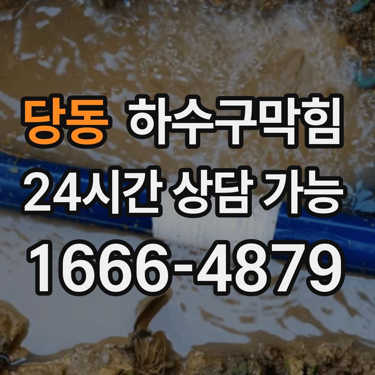 당동 하수구막힘