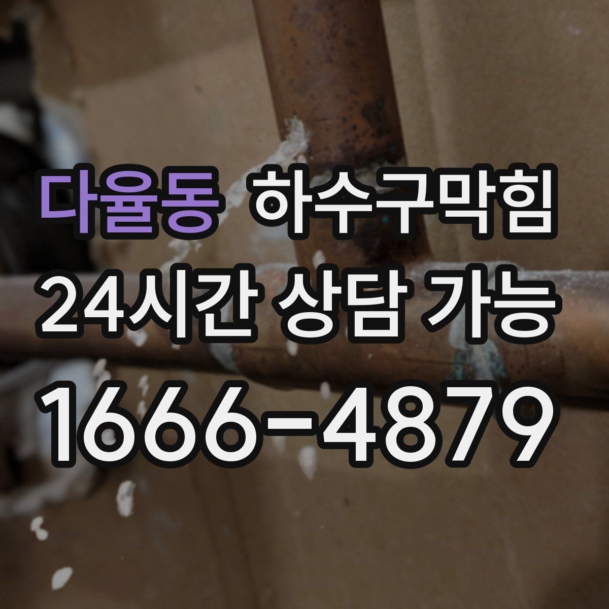 다율동 하수구막힘 빌라 하수구뚫기 후 복도 냄새가 바뀐 이유
