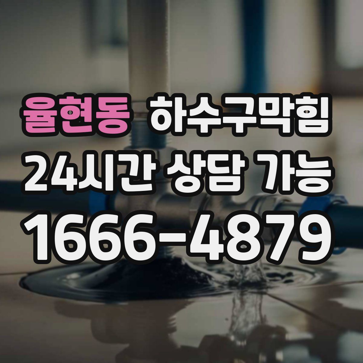 율현동 하수구막힘