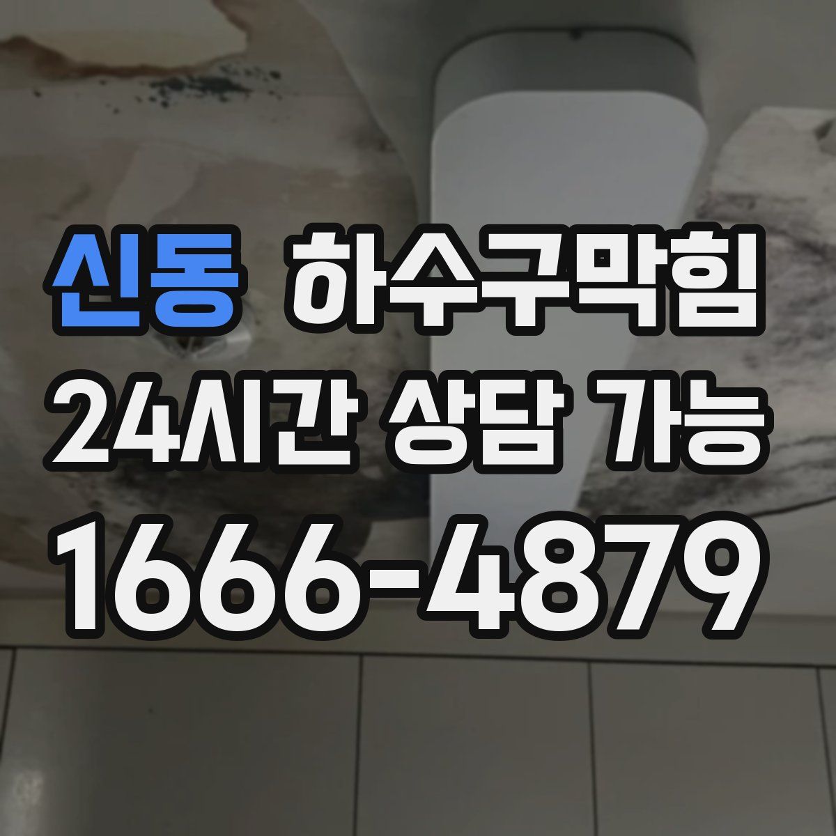 신동 하수구막힘