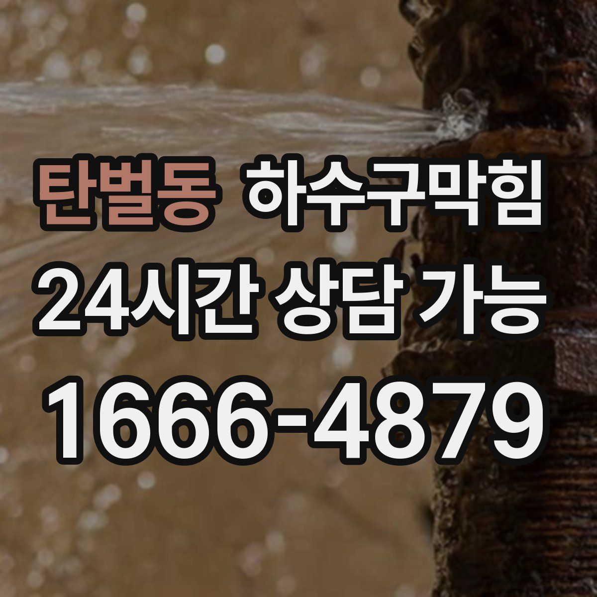 탄벌동 하수구막힘