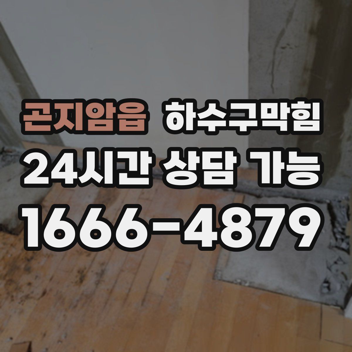 곤지암읍 하수구막힘