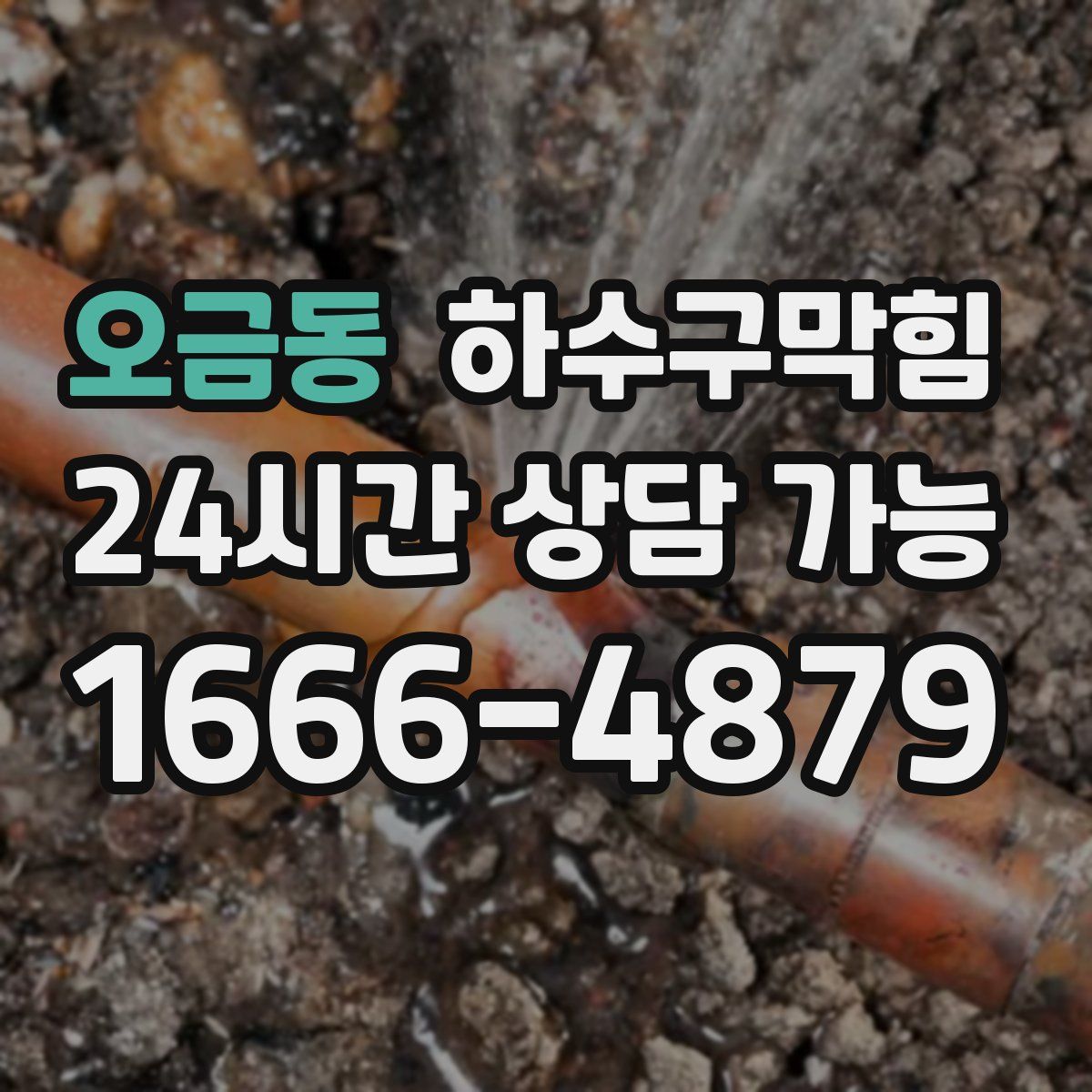 오금동 하수구막힘