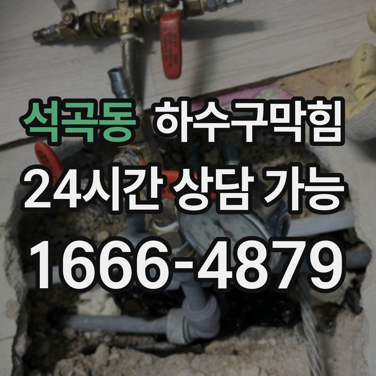 석곡동 하수구막힘 공용 정수기 주변에서 감지된 이상