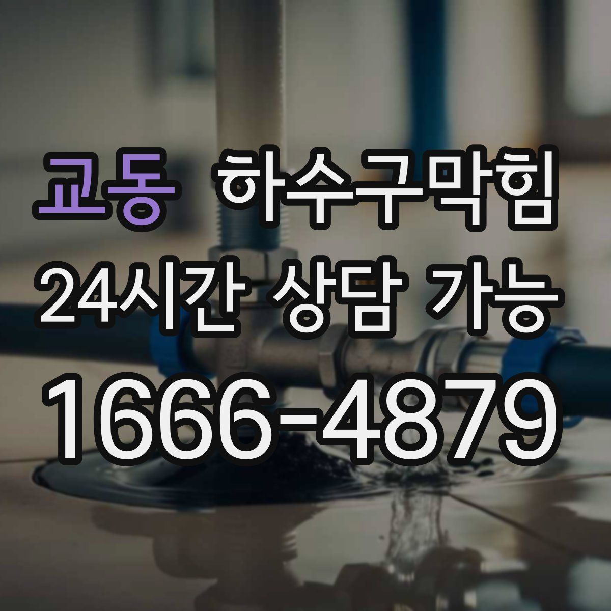 교동 하수구막힘