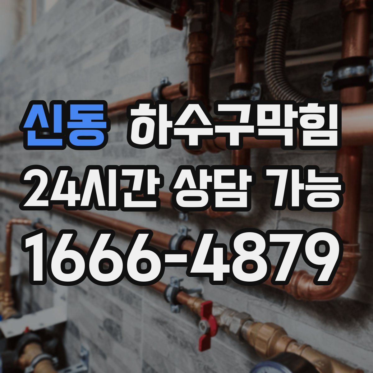 신동 하수구막힘