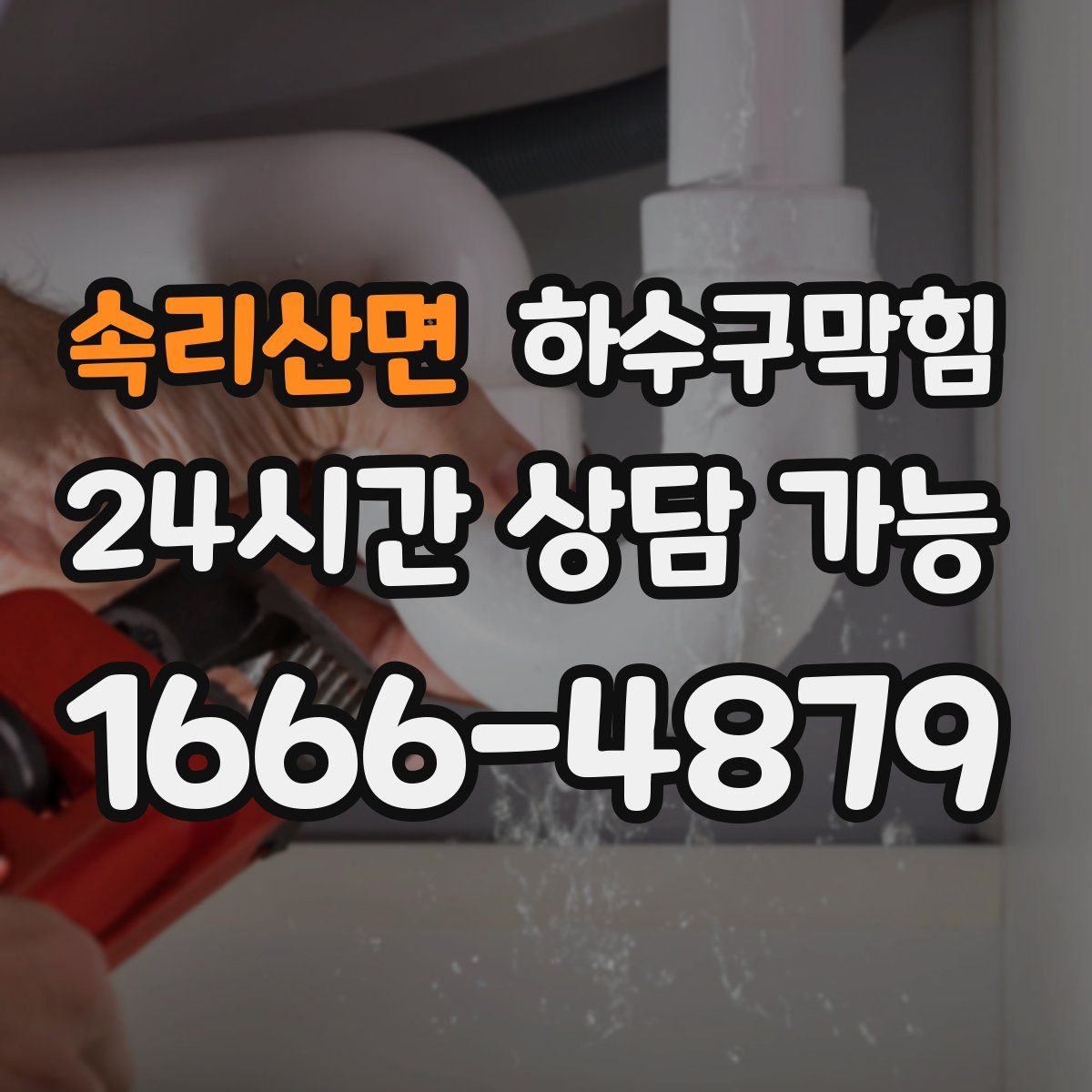 속리산면 하수구막힘