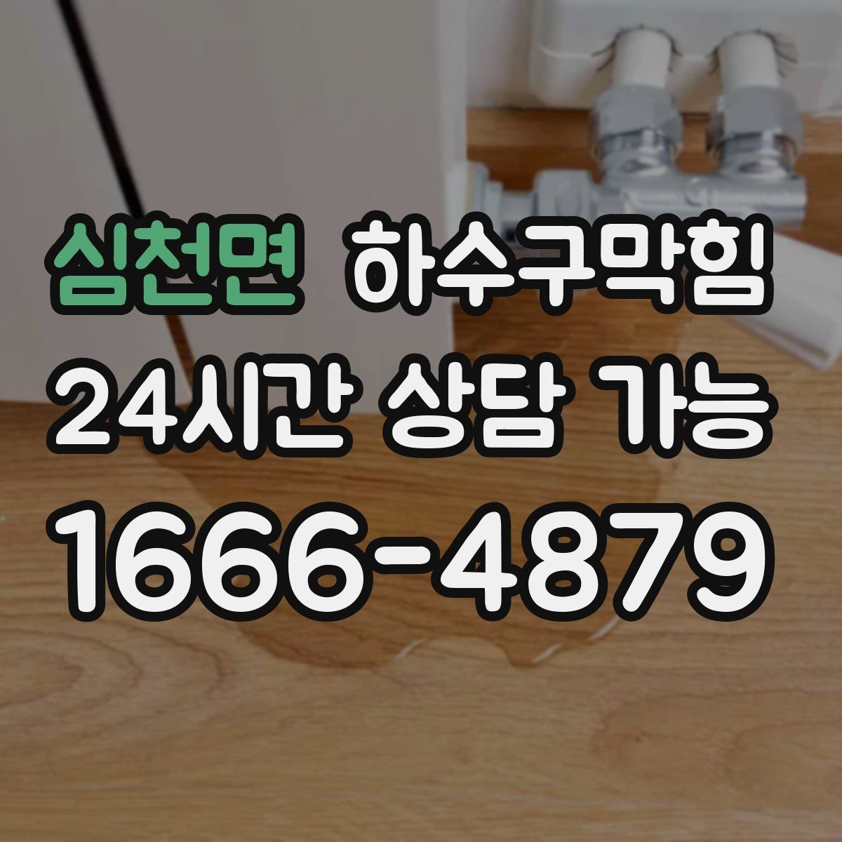 심천면 하수구막힘