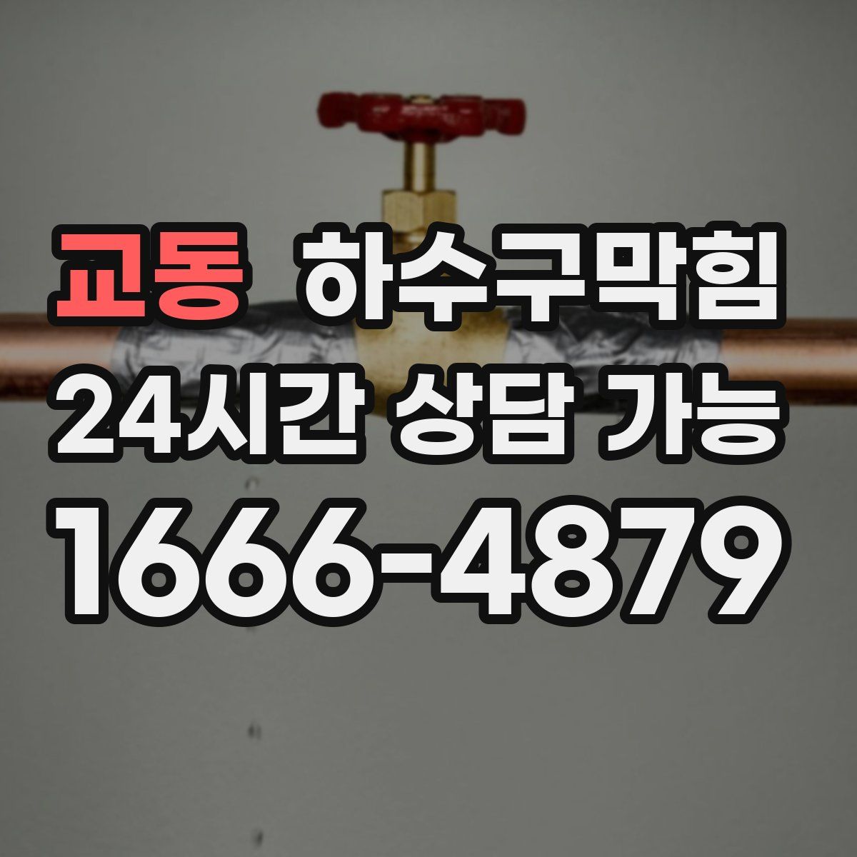 교동 하수구막힘